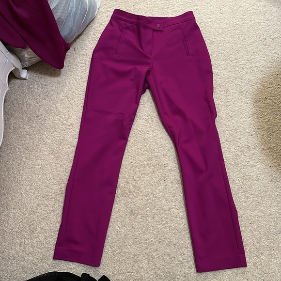 Alfani pant suit. Dark purple colored size small. - Picture 2 of 4